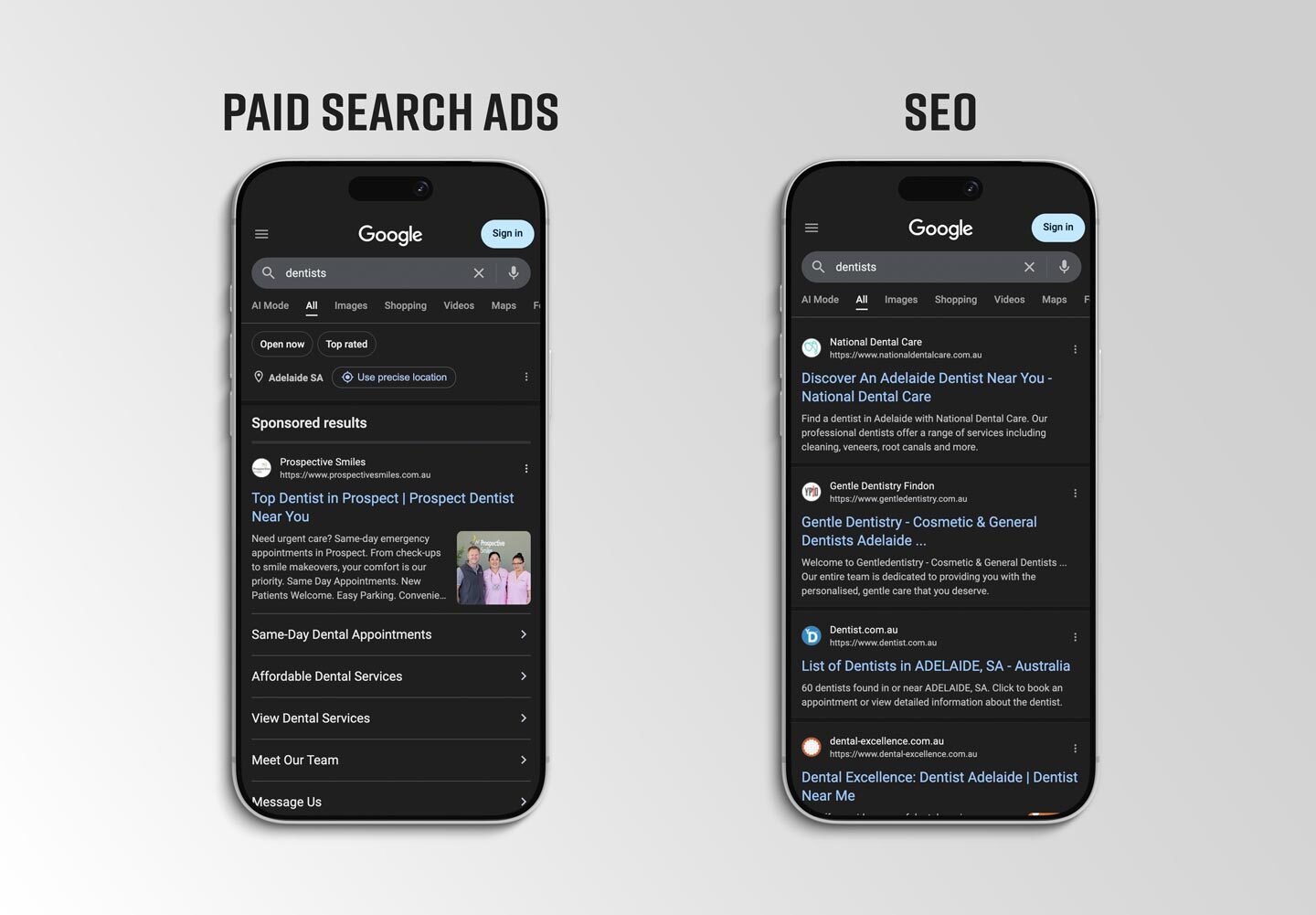 What’s the difference between Paid Search Ads and SEO?